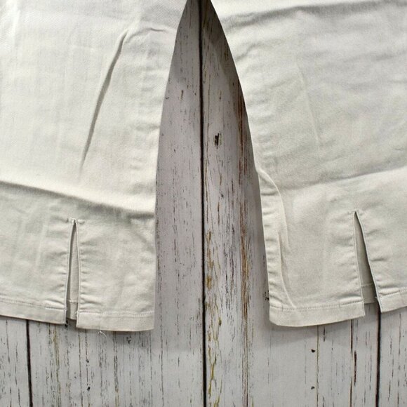 Women's Rock & Rose Stretch Capri Pants Side Zipper Casual SIZE 9 Tan - Picture 7 of 10